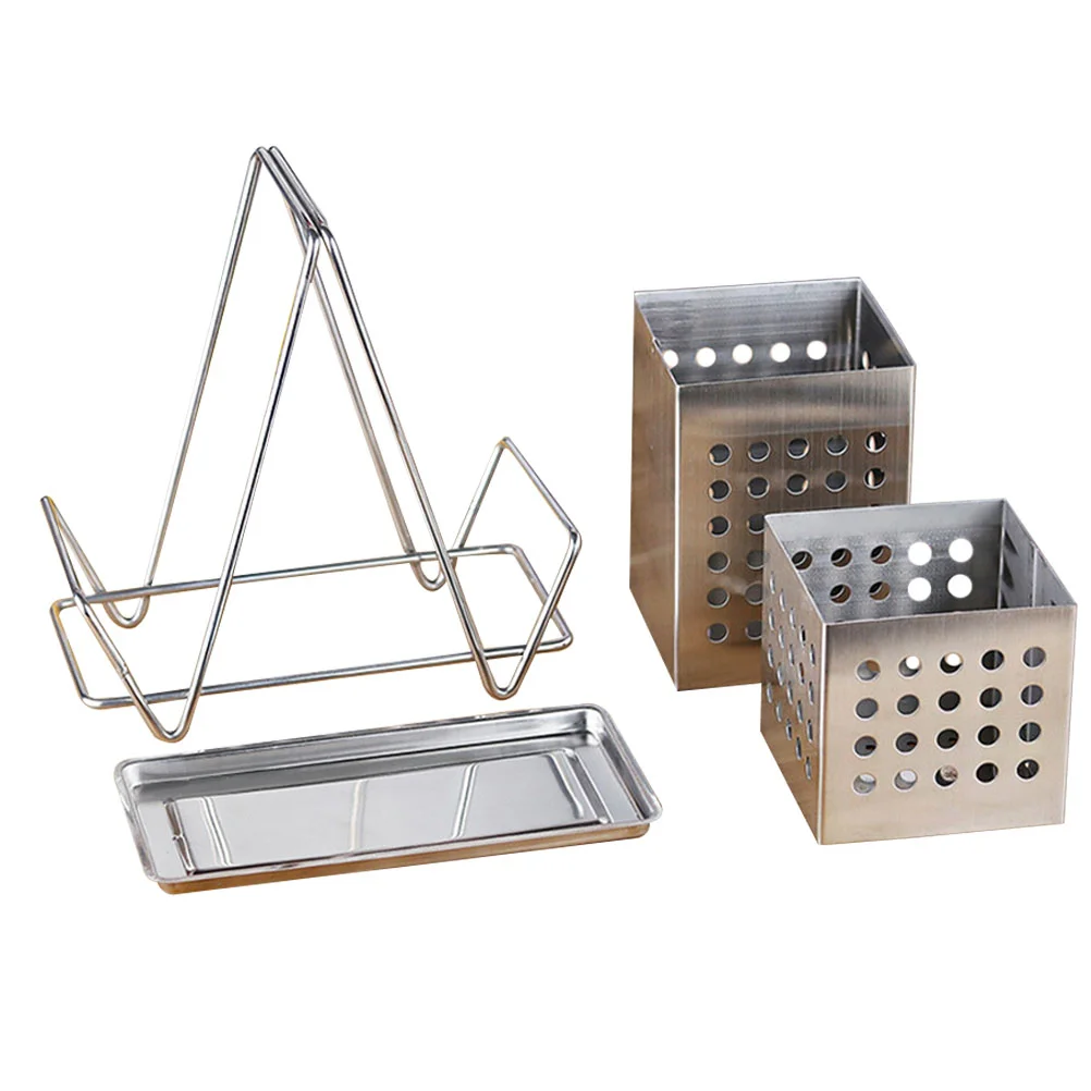 

1 Set Wall-mounted Water Draining Chopstick Stand Chopstick Holders for Home