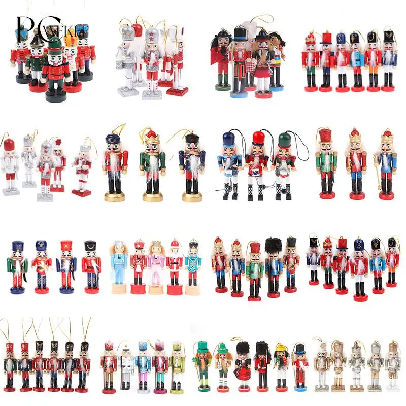 

Деревянный гайковёр, искусственная кожа, кукла, ручная работа для детей, новогодние подарки, Рождественское украшение для дома и офиса