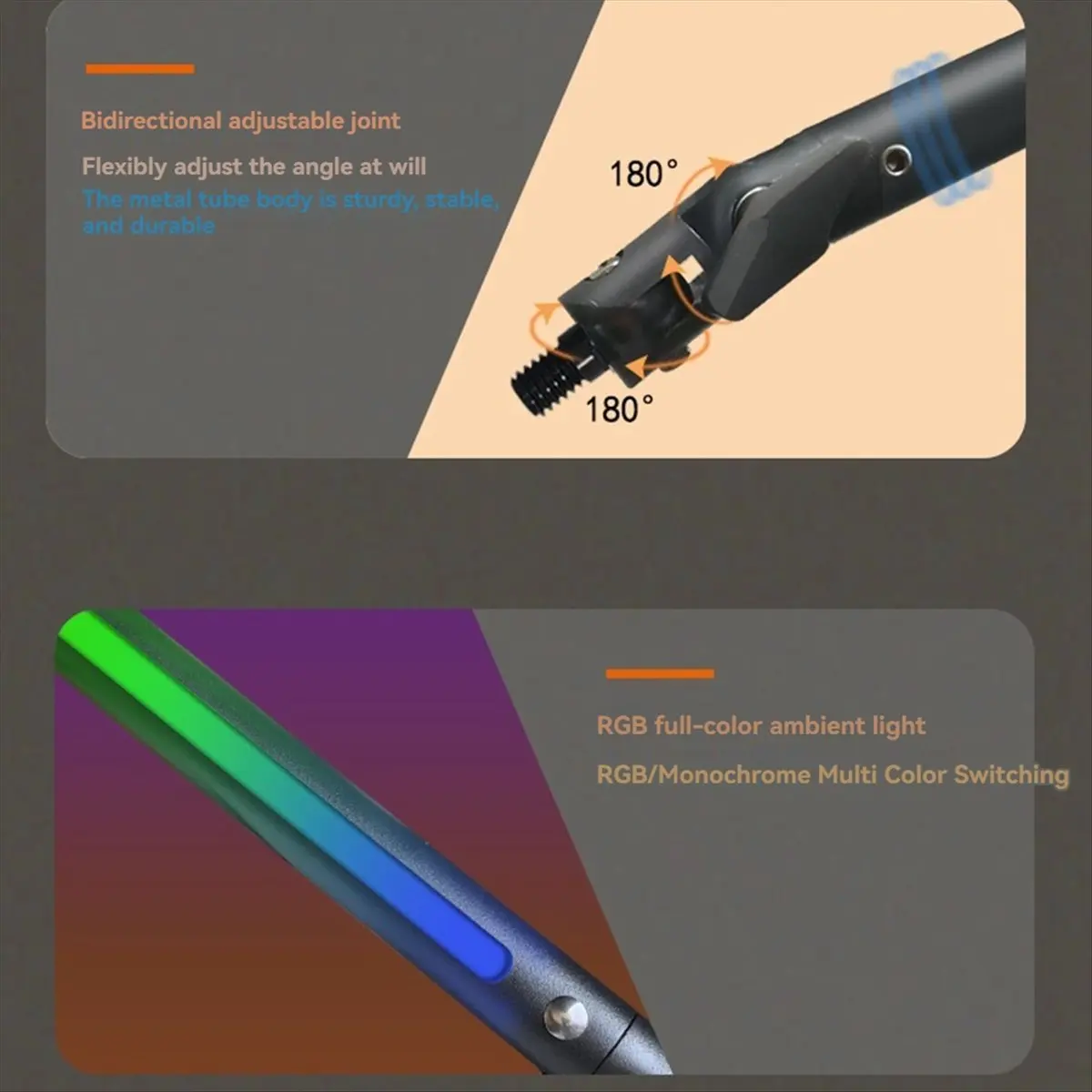 (N11R) RGB-стойка для микрофона, микрофонный держатель с RGB-подсветкой, поворотная ножничная подвесная стойка для игр и стриминга B (art.: 3920dbc81ed83) - 3920dbc81ed83