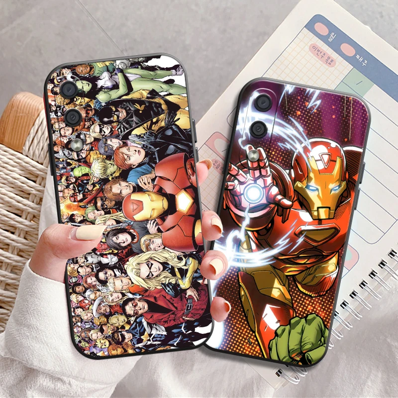 

Popular Marvel Phone Case For Samsung Galaxy A11 A20 A21S A52 4G 5G A71 4G 5G A72 Carcasa Silicone Cover Soft Black Funda