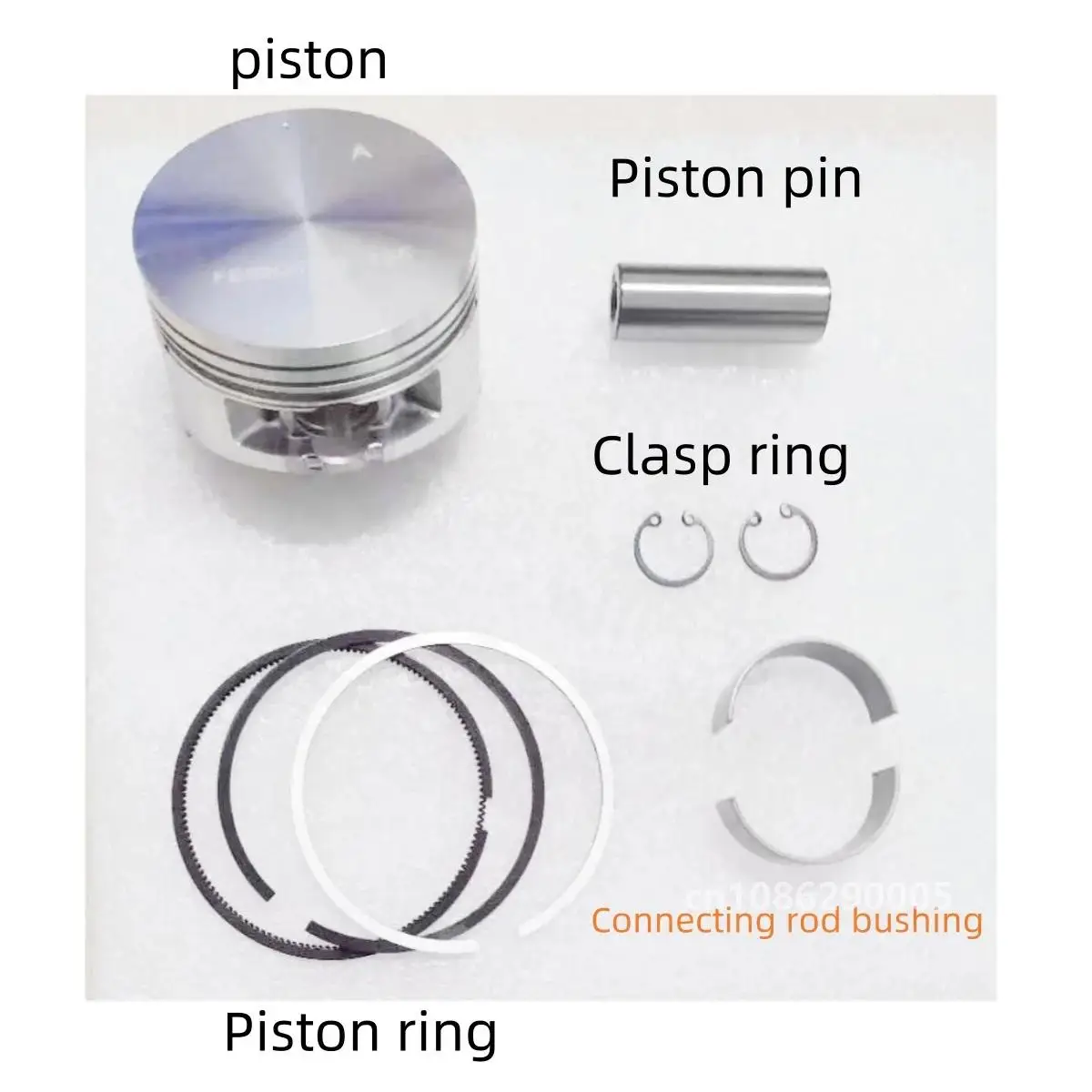 KM2V80 PISTON RING PIN CIRCLIP FIT KIPOR GENERATOR KDE12EA3 KDE12STA3 KDE12EA KDE12STA REPAIR KIT