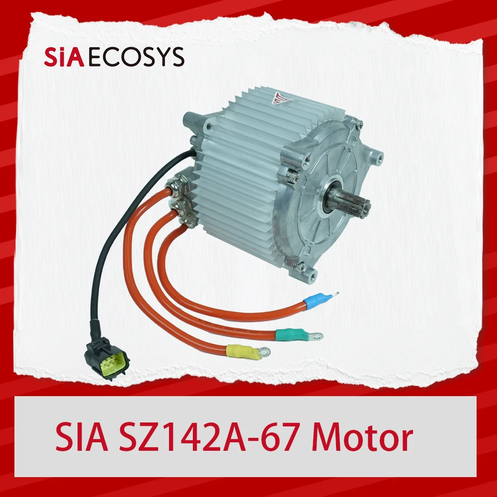 Фото Комплект энкодеров для среднеприводного двигателя SiAECOSYS SIA SZD142A-67 5000W 14500W 72V PMSM, IP67, совместимый для модернизации электромотоциклов №2
