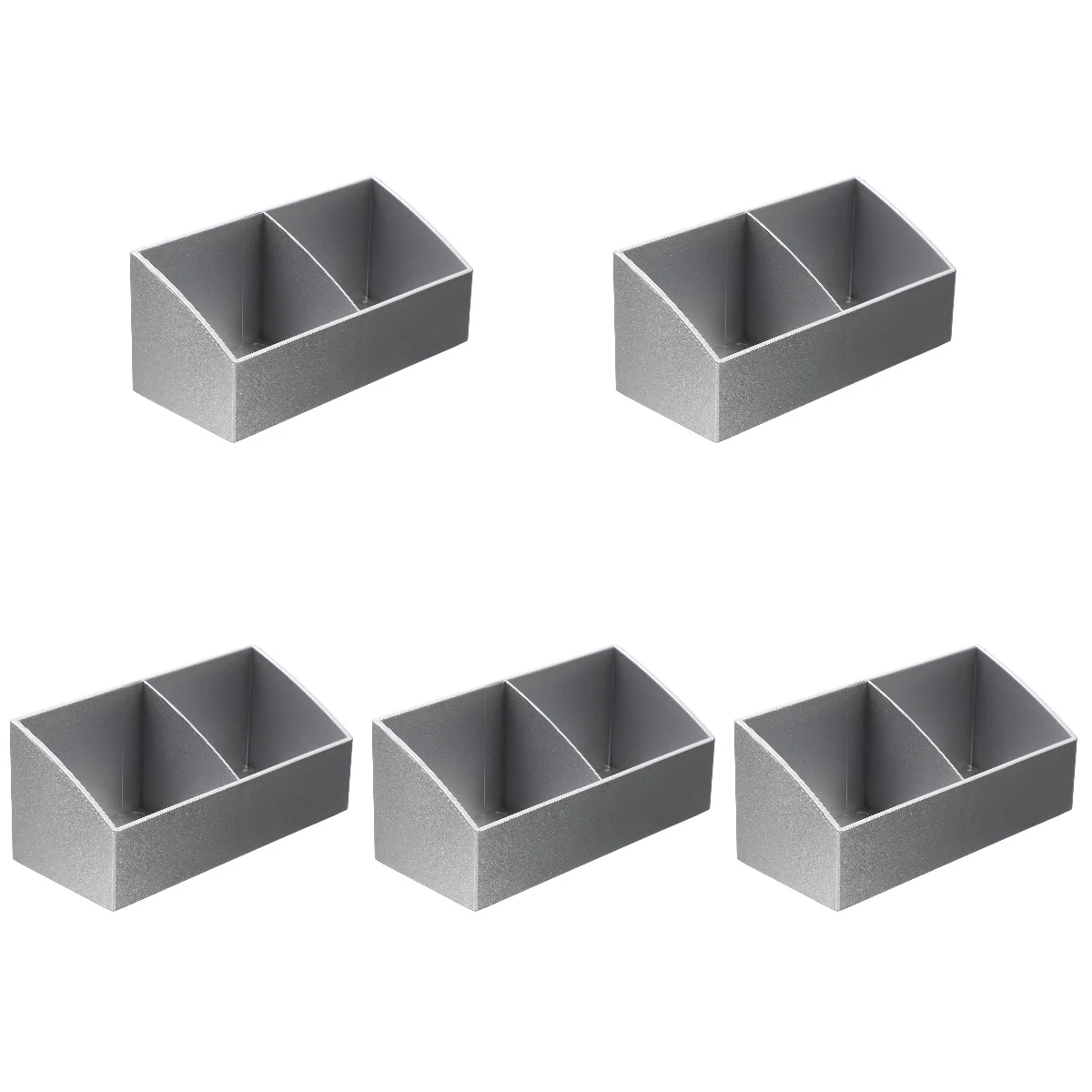 

5x Tea Box Container Tea Holder Sugar Holder For Coffee Bar Tea Organizer For Tea Bags Coffee Cup Holder for House Hotel