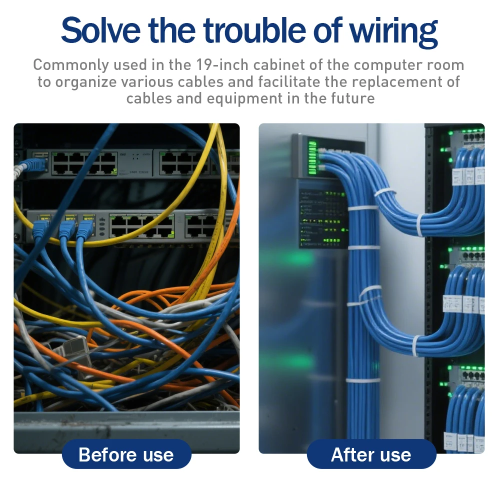 Natalink 24-портовая экранированная патч-панель CAT6A RJ45 CAT6A CAT6 CAT5E CAT5 Сетевой встроенный кабельный органайзер 1U 19-дюймовая патч-панель (art.: 3920d0632e028) - 3920d0632e028