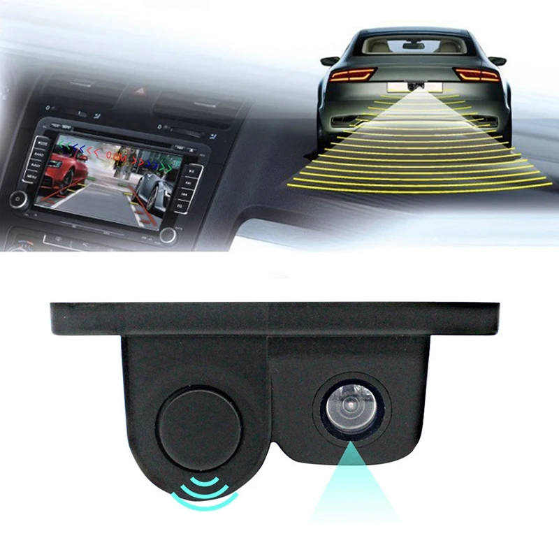 

Car Video Parking Sensor, Universal High-Definition Night Vision Camera And -Radar All-In-One Machine Accessories