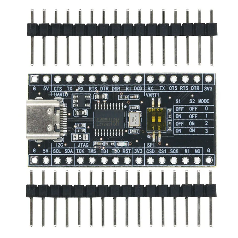 Модуль макетной платы CH347 Высокоскоростной USB-UART/I2C/SPI/JTAG/GPIO с открытым исходным