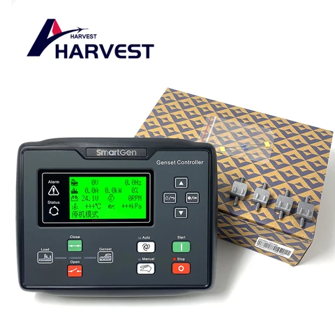 Контроллер дизельного генератора HGM6110NC Smartgen AMF, модуль управления автозапуском и остановкой, части панели генератора с R485