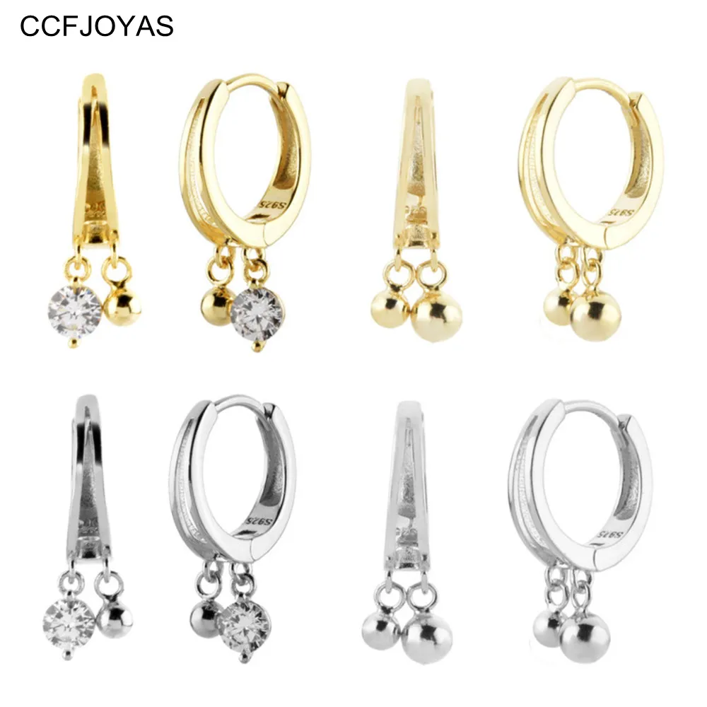 

Женские серьги-подвески из серебра 925 пробы с двумя шариками