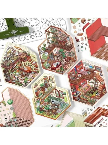 Набор наклеек "Мой маленький домик"