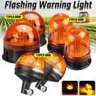 12 шт. 4080 Вт 3 типа Магнитная крыша светодиодная вращающаяся вспышка стробоскосветильник сигнальный маячок сигнальный индикатор лампы для грузовика прицепа трактора