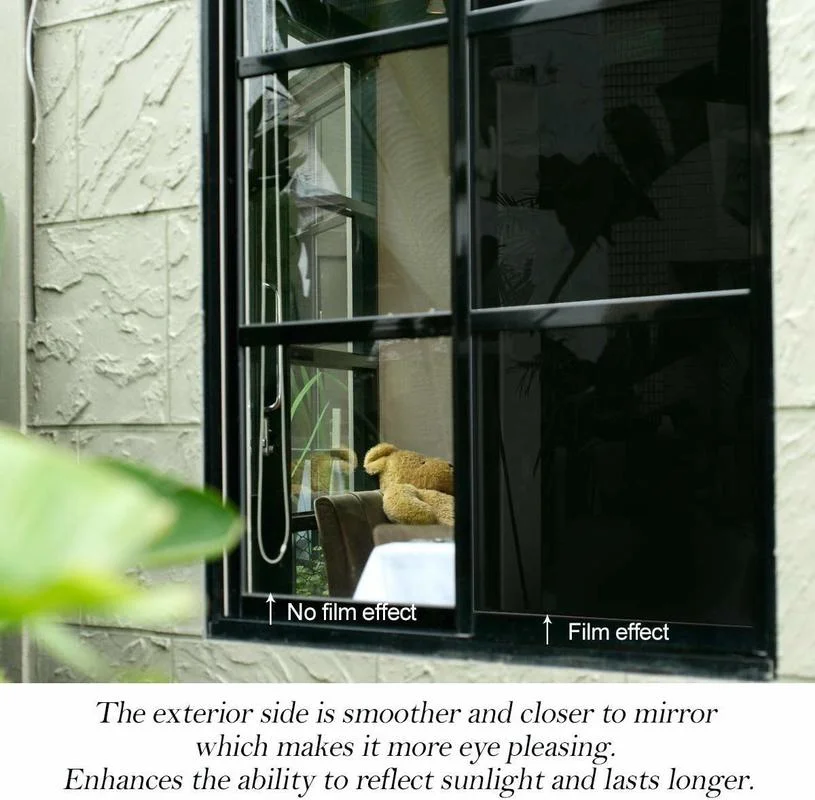 Статическая клеящаяся пленка для окон Затемняющая оконная с защитой от