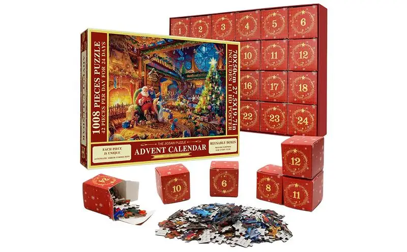 

Календарь на Рождество, обратный отсчет, детский подарок, календарь на новый год, украшение «сделай сам»