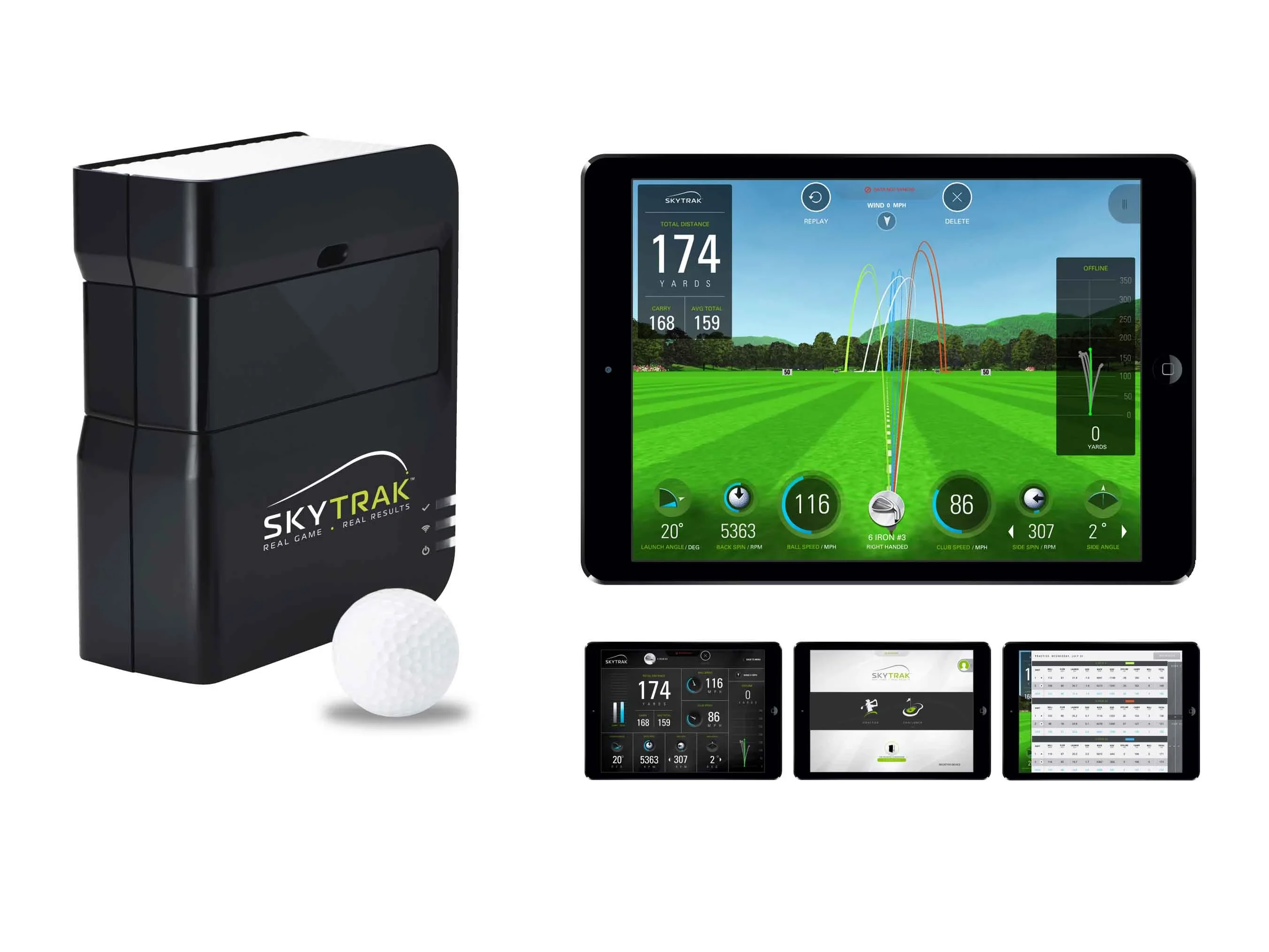 

100% Аутентичный SkyTrak гольф симулятор запуска монитор с фотографией