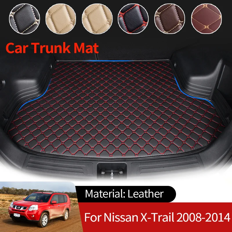 

for Nissan X-Trail XTrail X Trail T31 MK2 2008~2014 2013 Car Trunk Mats Waterproof Rear Cargo Cover Carpet Tail Boot Liner Pads