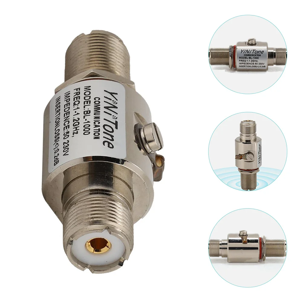 

Antenna Protector UHF Signal Line Arrestor UFH Arrester Walkie Talkie