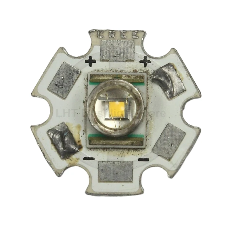 

Cree XR-E Q5 теплый белый 3000K на 20 мм алюминиевый SMD 7090 светодиодный фонарик PCB DIY