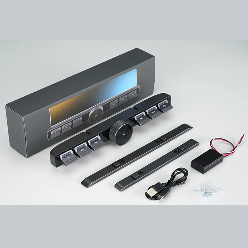 

Кнопка дистанционного управления мультимедийной системой автомобиля со светодиодной подсветкой для удобной навигации и управления плеером, совместимая с большинством автомобильных DVD-плееров.