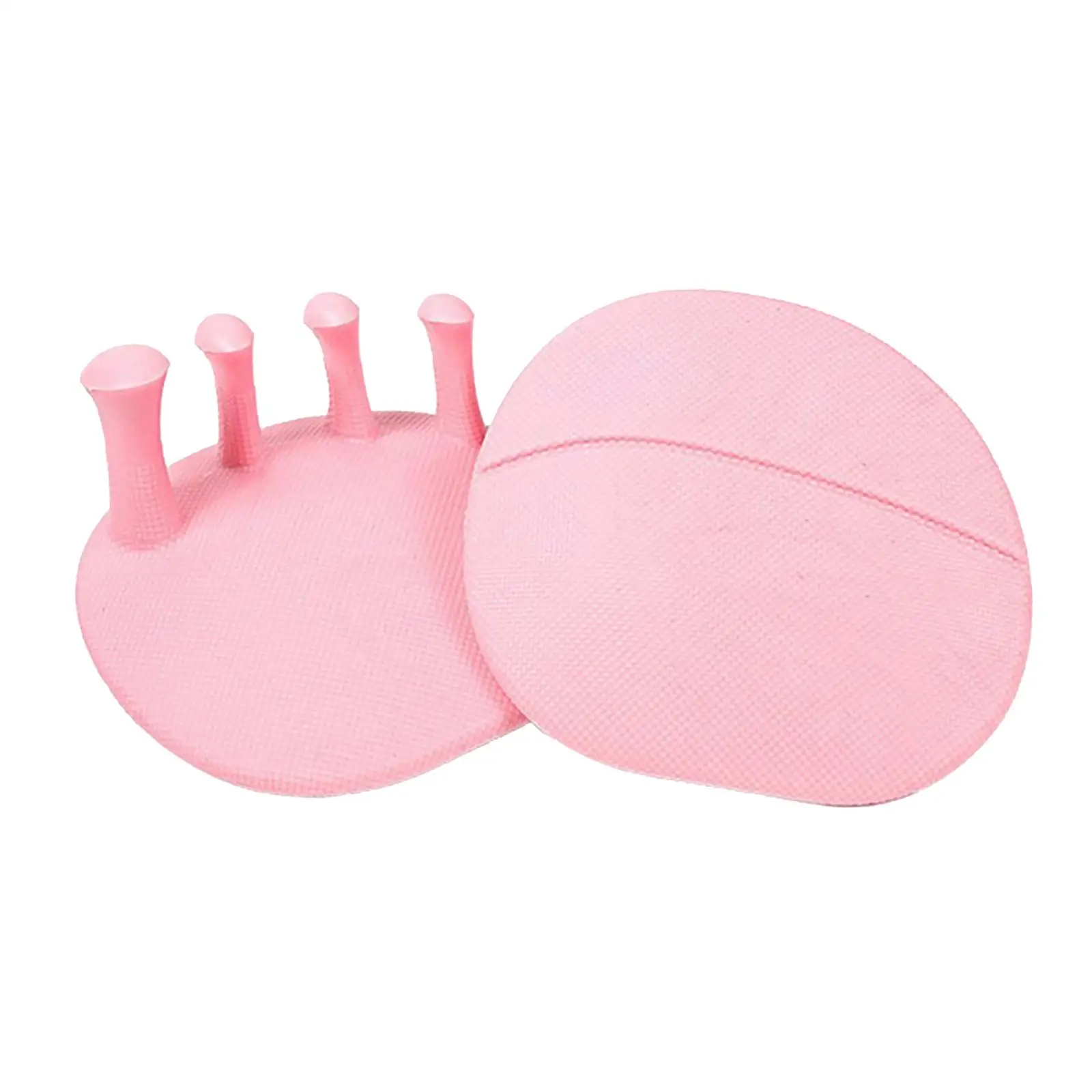 

2Pcs Soft Toe Separators Toe Straightener Hallux Valgus Corrector Portable Bunion Corrector for Men Women Toe Arch Trainer Pink
