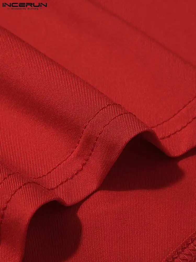 Stylish Breathable Homewear Men Solid Color Jumpsuit Furnishing Sleeveless Sling Triangle Male Sexy Leisure Bodysuit S-5XL 2023