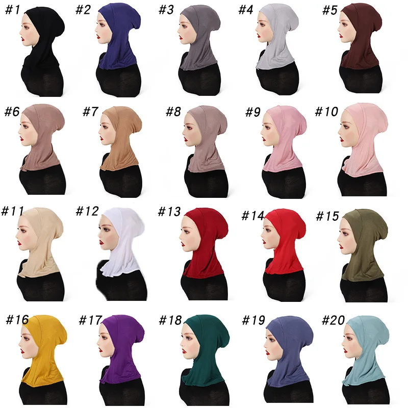 Hijabs внутренний головной убор, шарф для женщин-мусульманок, длиннее, Islam головной убор, внутренняя шапка, Islam ic Underscarf, Hijabs вуаль, мягкие турбины отсутствует islam