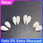 Зубы вампира, клыки, реквизит для костюма на Хэллоуин, искусственные зубы, твердый клей, клей, декор вечерние, горячая распродажа