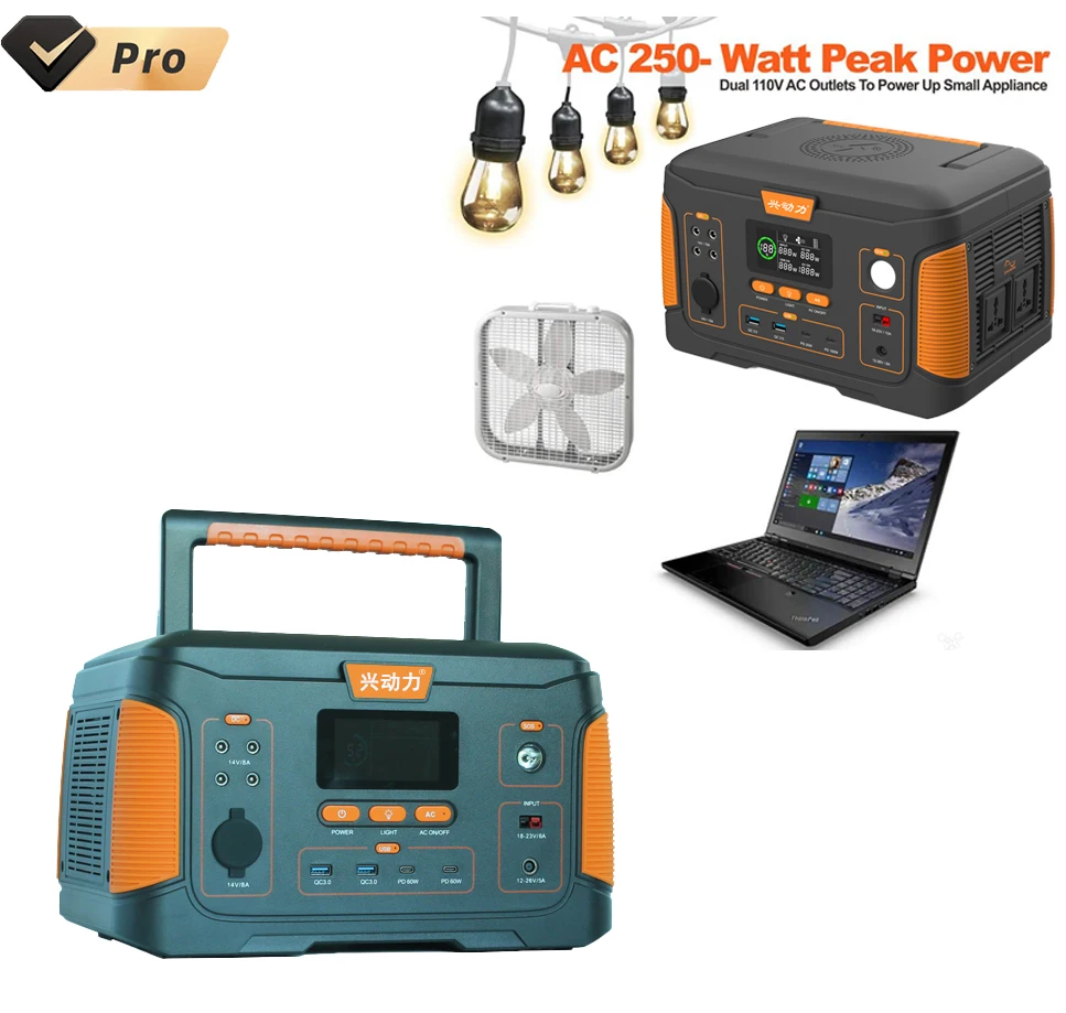 

1050wh 1200w Outdoor Power Emergency Energy Storage Portable Mobile Power 650w portable power generator