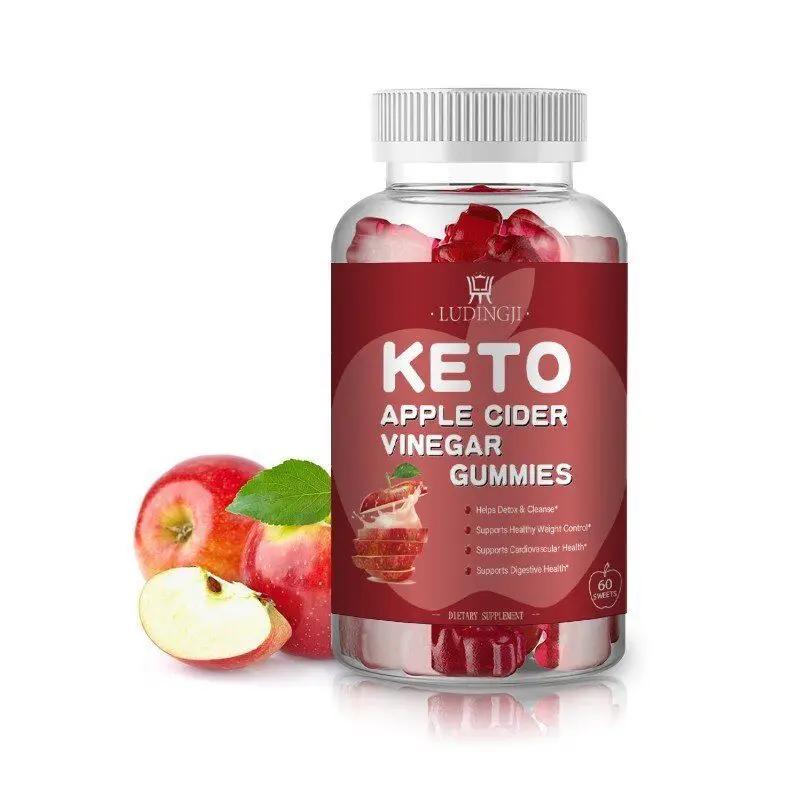 60 Capsules Fast Ketogenic Energy Gummies Diet Sugar Oil Block Adult Weight Loss Apple Cider Vinegar Candy free shipping