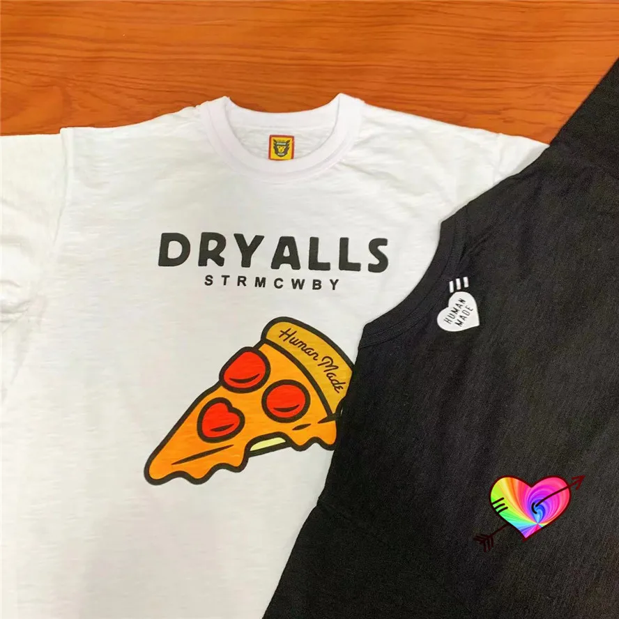 2022 футболка с логотипом пиццы сделанная вручную для мужчин и женщин графическим