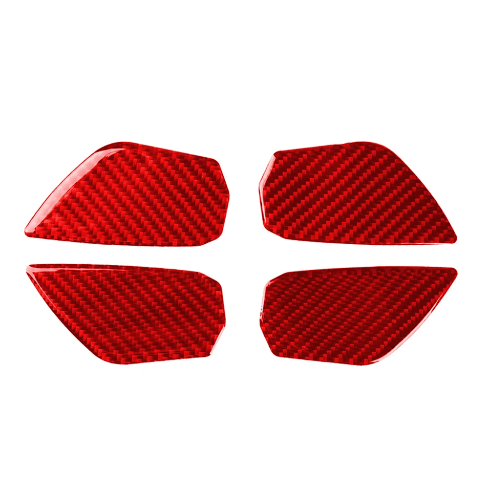 

4 Шт., Внутренняя Ручка Двери Из Углеродного Волокна, Накладка Для Honda Civic 10-го Поколения 2016-2019, Декоративная Наклейка