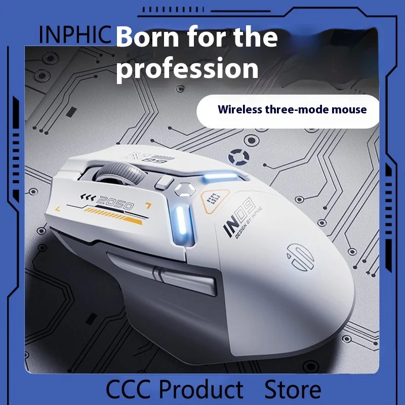 Трехрежимное соединение In9 10000 точек на дюйм 2 4 г беспроводная игровая мышь с Bluetooth