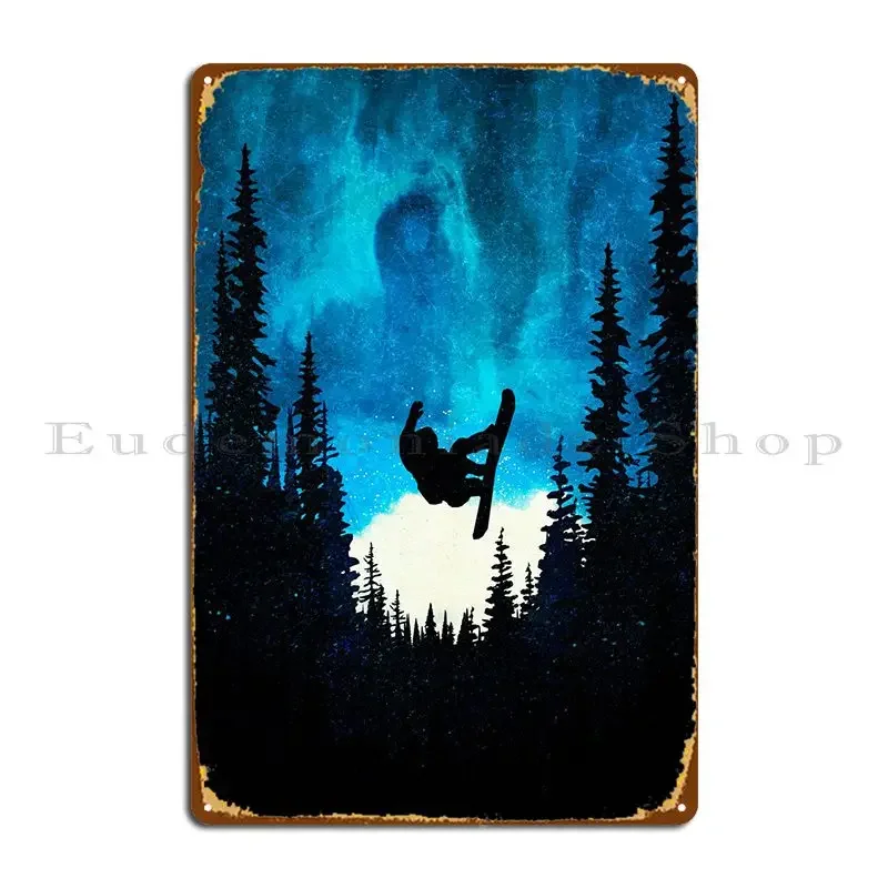 

Металлическая вывеска "Сноуборд"