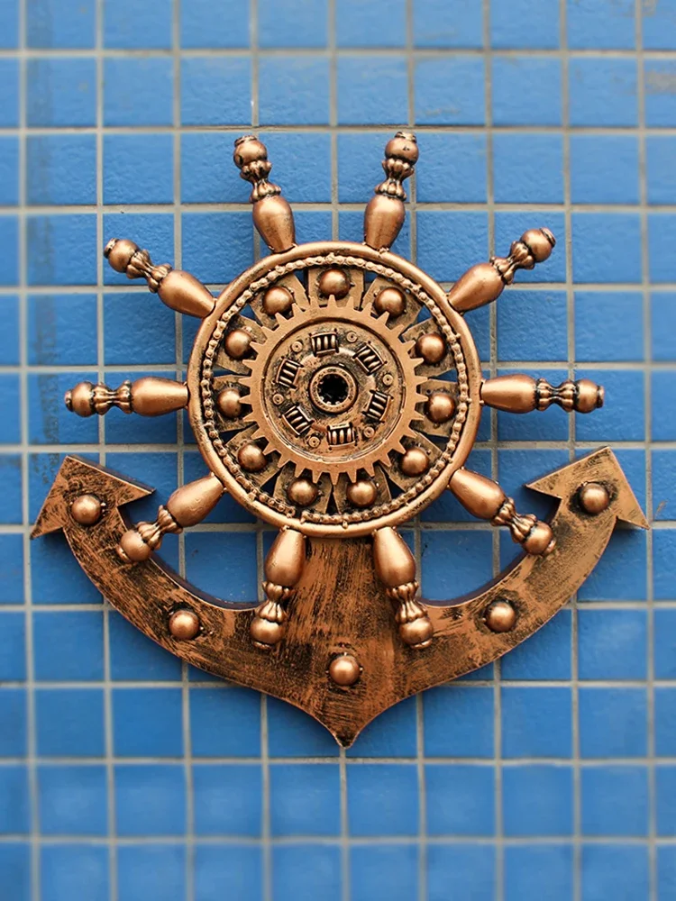 Металлическое ремесленное украшение интерьерное антикварное двор настенный