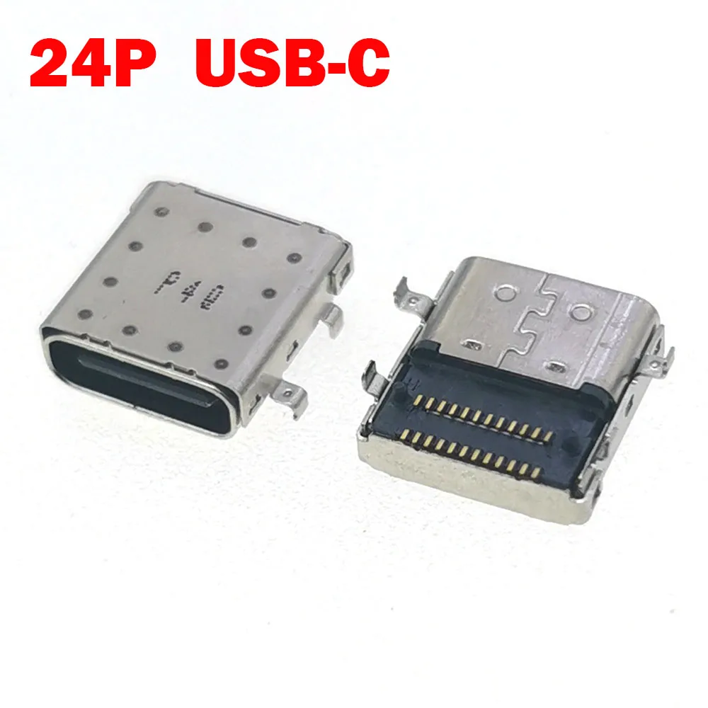 

10 шт. новый 24-контактный разъем USB C Разъем Micro USB Type C 3.1 Женский 24P Type-C Разъем для зарядки
