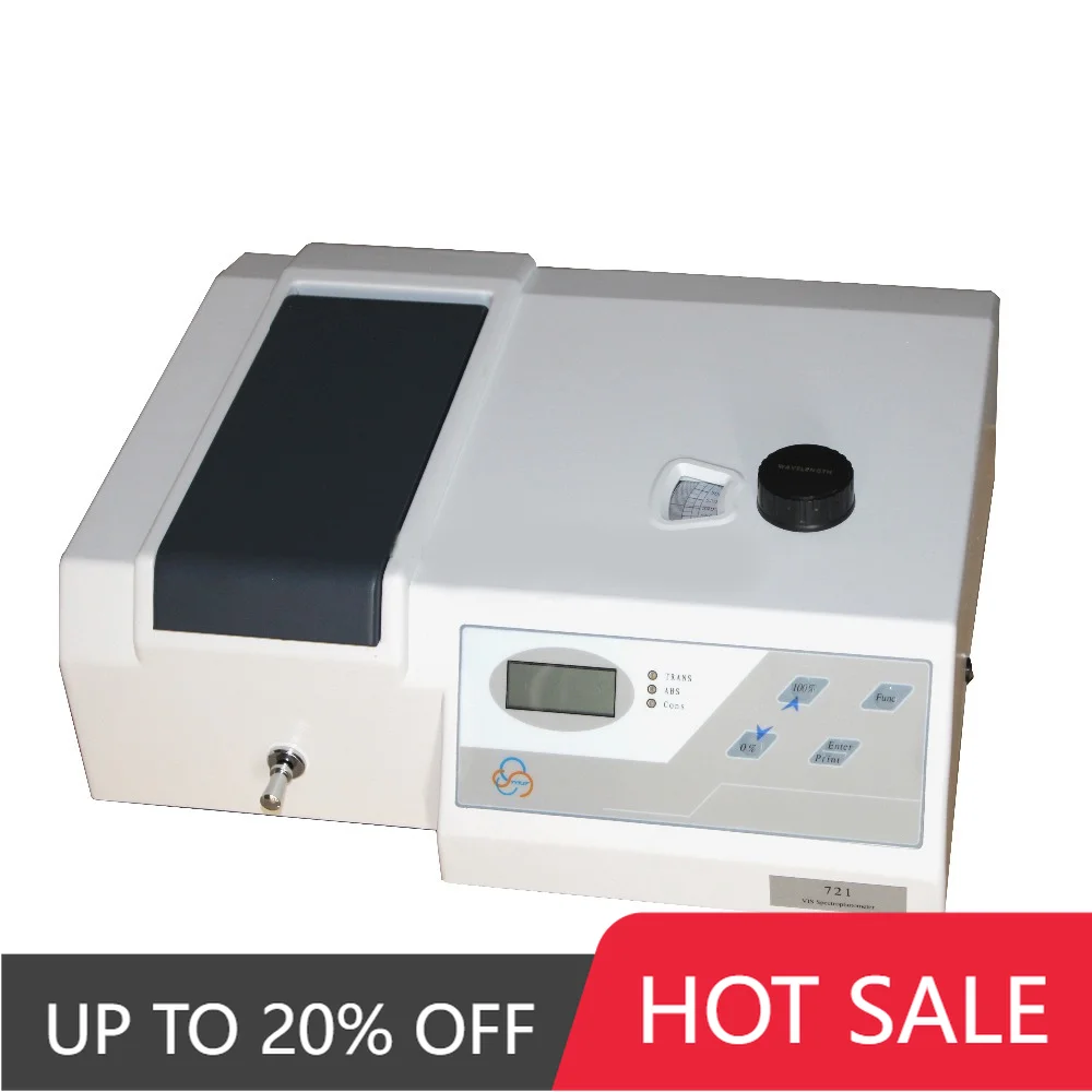 

Vis Spectrophotometer 721 Visible Spectrophotometer 325-1050nm 50nm 100nm