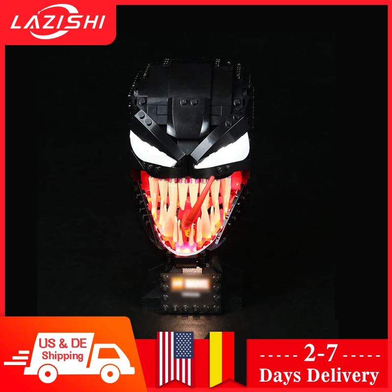 

Lazashi LED Lighting Set For 76187 Mask Helmet Light Kit, Not Included The Building Block