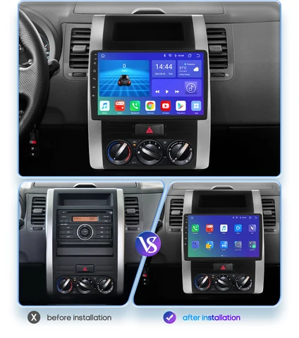 Hizpo 2 Din Android для Nissan X-Trail X Trail 2 T31 2007-2013 2015 Автомобильный радиоприемник Мультимедийный видеоплеер Навигация GPS Carplay
