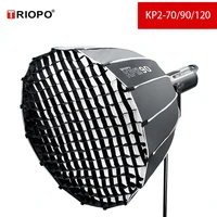 triopo kp2 70cm kp2 90cm kp2 120cm softbox bowens mount photography parabolic professional deep mouth soft box for studio flash