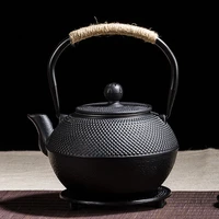 8001200 ml iron teapot cast iron teapot cast iron boiled tea household teapot tea set