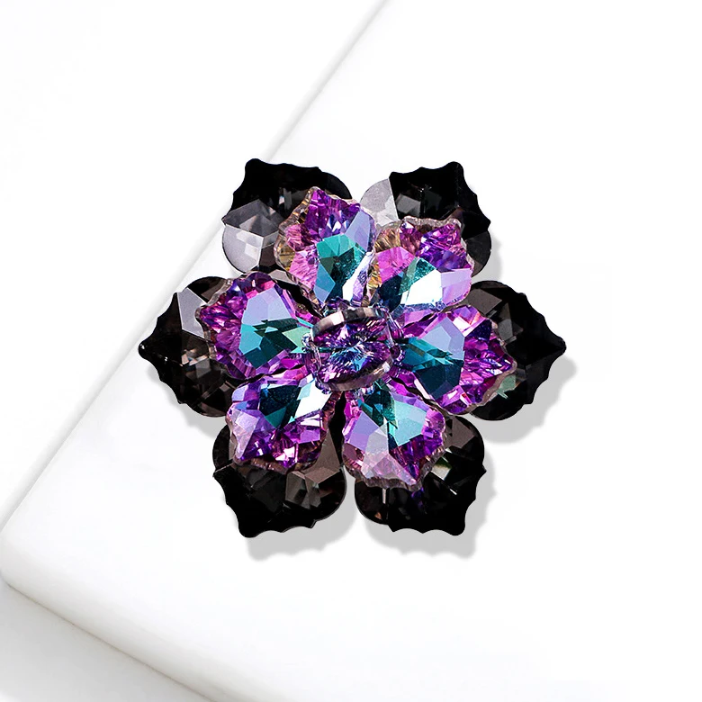 Женская брошь в виде цветка 14 цветов