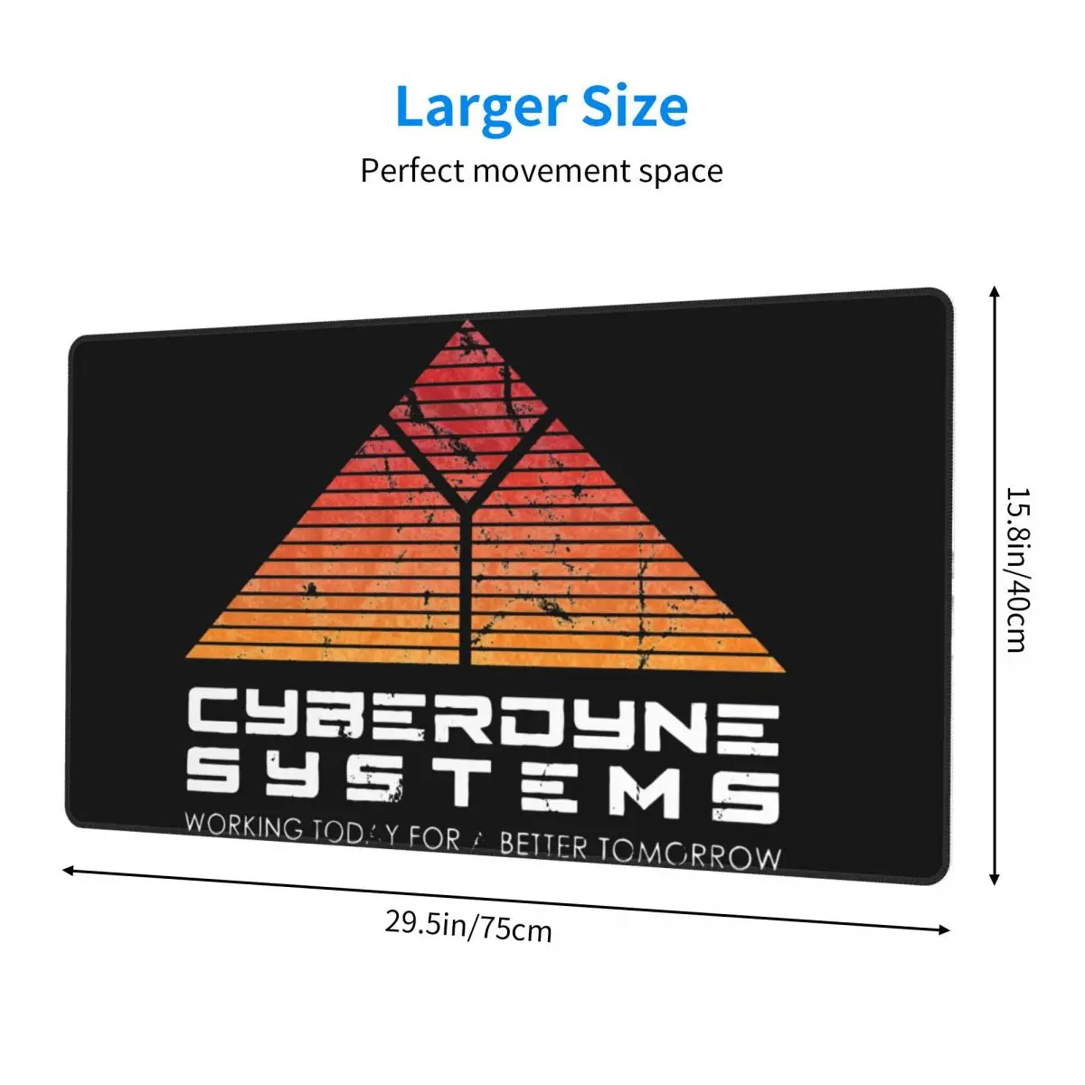 Компьютерный Настольный коврик Cyberdyne Systems The Terminator резиновый для мыши ноутбука