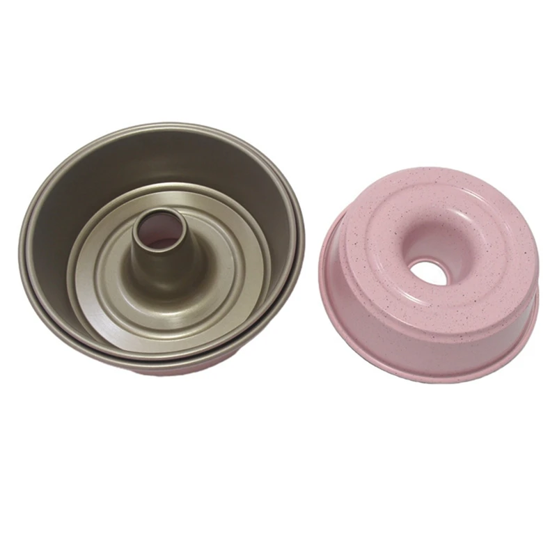 Шифоновая форма для торта с изображением ангела розовая посыпчатая круглая