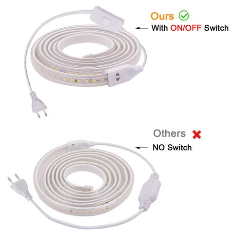 RAZEND Гибкая светодиодная лента 120LED/м 220В