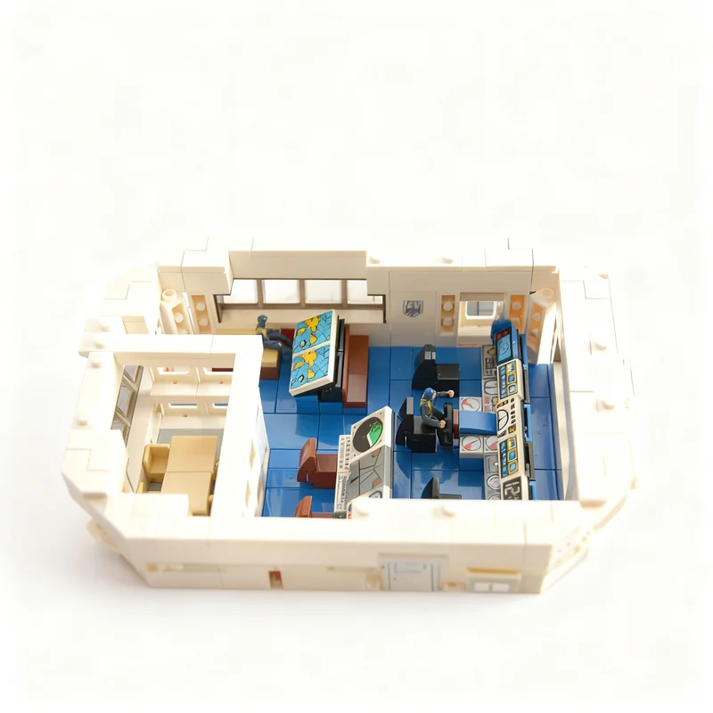 7330 деталей MOC: Немецкий круизный корабль береговой охраны «БОРКУМ» (модель корабля SWATH), конструктор, рождественский подарок, игрушка для демонстрации. (art.: 3920dccab4e5f) - 3920dccab4e5f