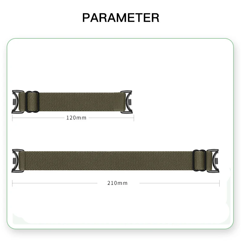 Фото Нейлоновый ремешок для Xiaomi Band 8 9 10, эластичный растягивающийся браслет, аксессуары для умных часов, универсальный mi Band 10/9/8 №3