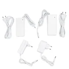 Универсальный адаптер переменного тока с вилкой Стандарта ЕС и США, 220-240 В на источник питания 12 В постоянного тока, 12 В постоянного тока, 1 А, 2 А, 3 А, 5 А, адаптер питания, зарядное устройство 5,5x2,1 мм