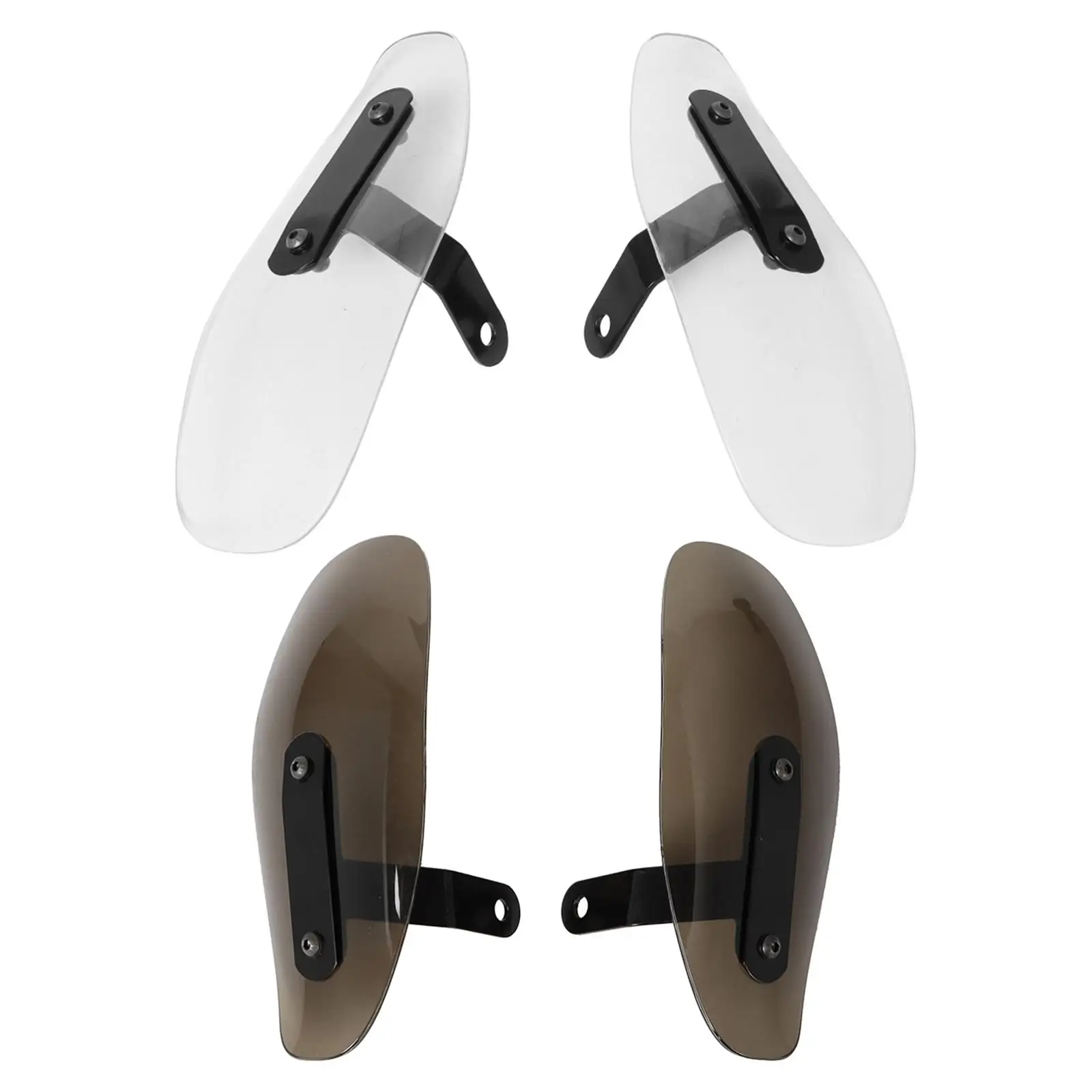 

2Pcs Motorcycle Hand Frames Handle Bars Fittings Wind Deflectors Front Left Right Fits for 8800 2007