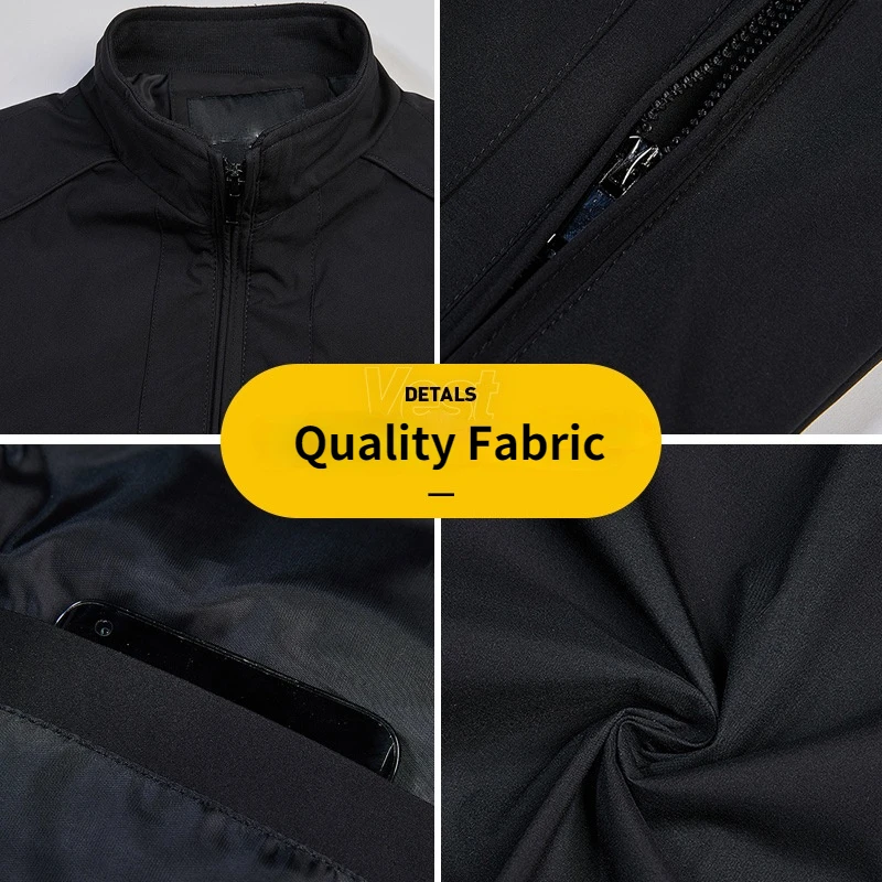 Куртка мужская с воротником-стойкой рабочая одежда повседневный жакет на молнии