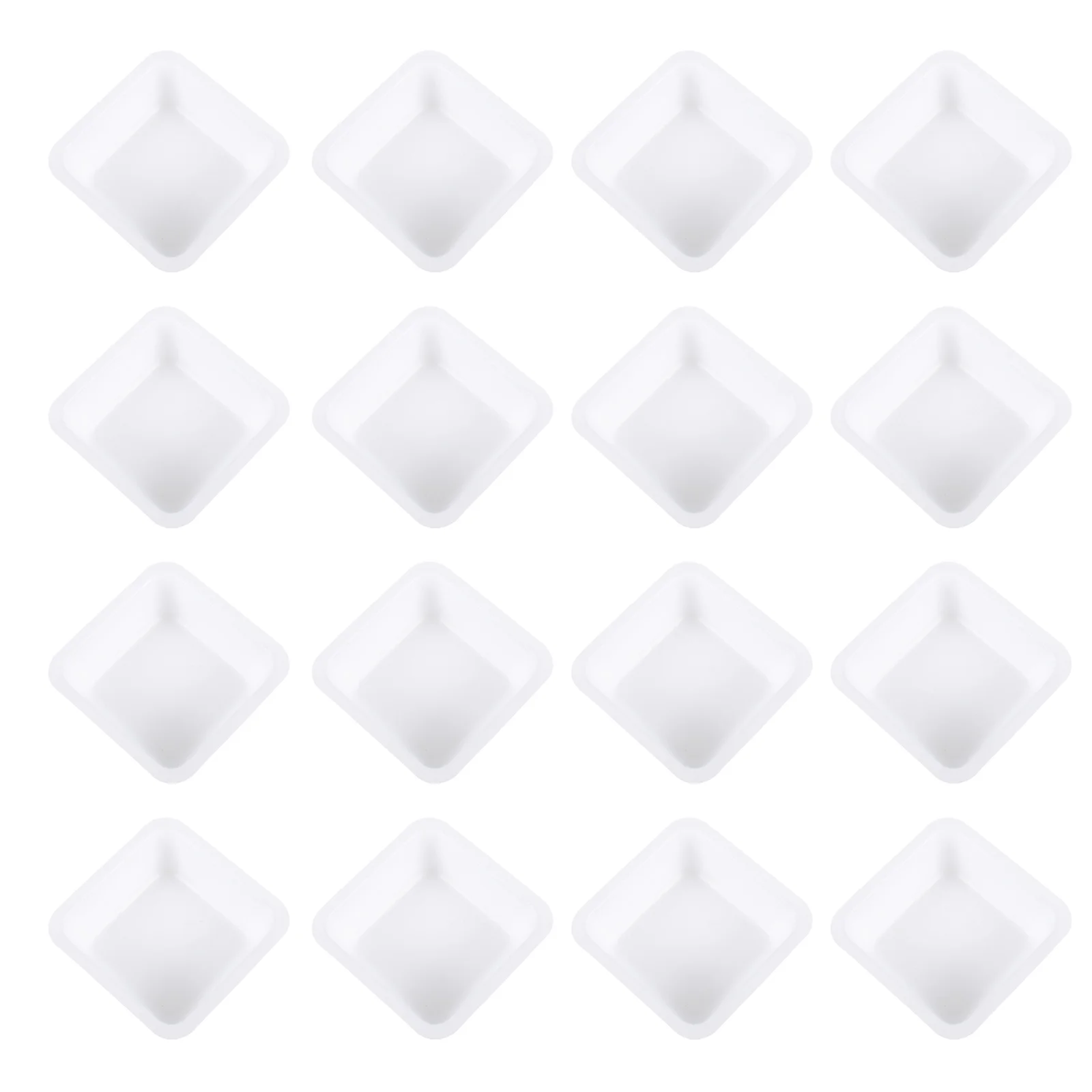 

50 Pcs Weighing Pan Anti-Static Boat Plate Tray Square Disposable Plates Petri Dish Plastic Serving Trays Lab supplies