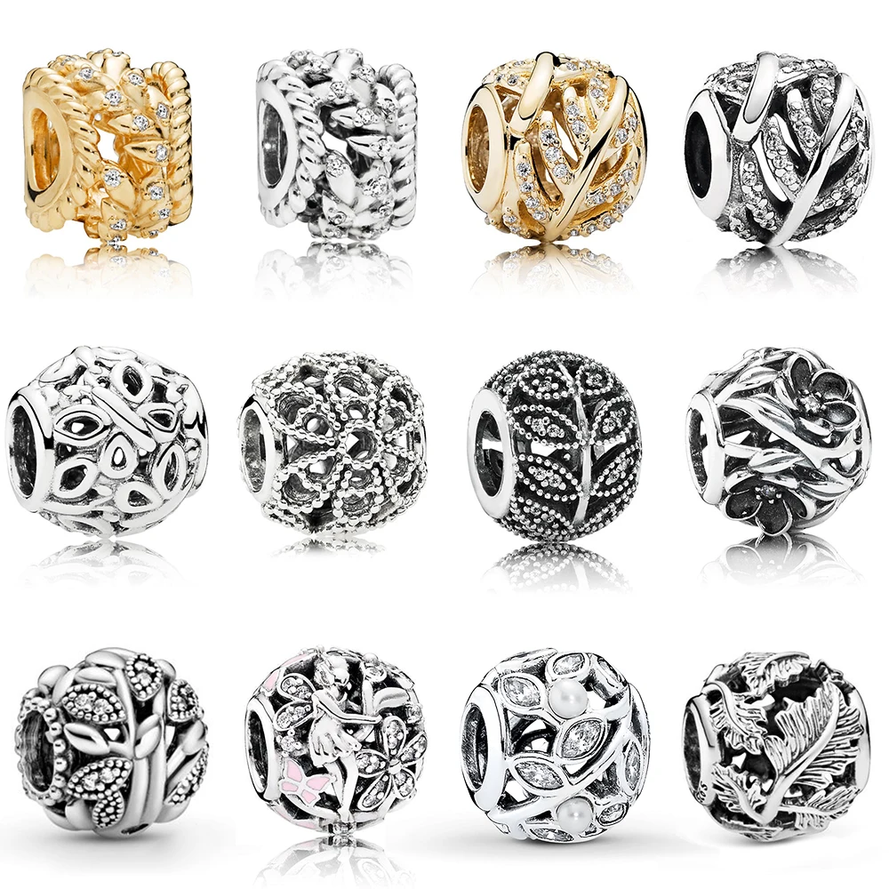 

Браслет женский из серебра 925 пробы, с бусинами