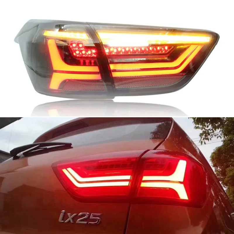 

Светодиодный задний фонарь для Hyundai Creta 2014 2015 2016 2017 IX25, задние фонари, светодиодный сигнал поворота автомобиля, стоп-сигнал, индикатор заднего хода